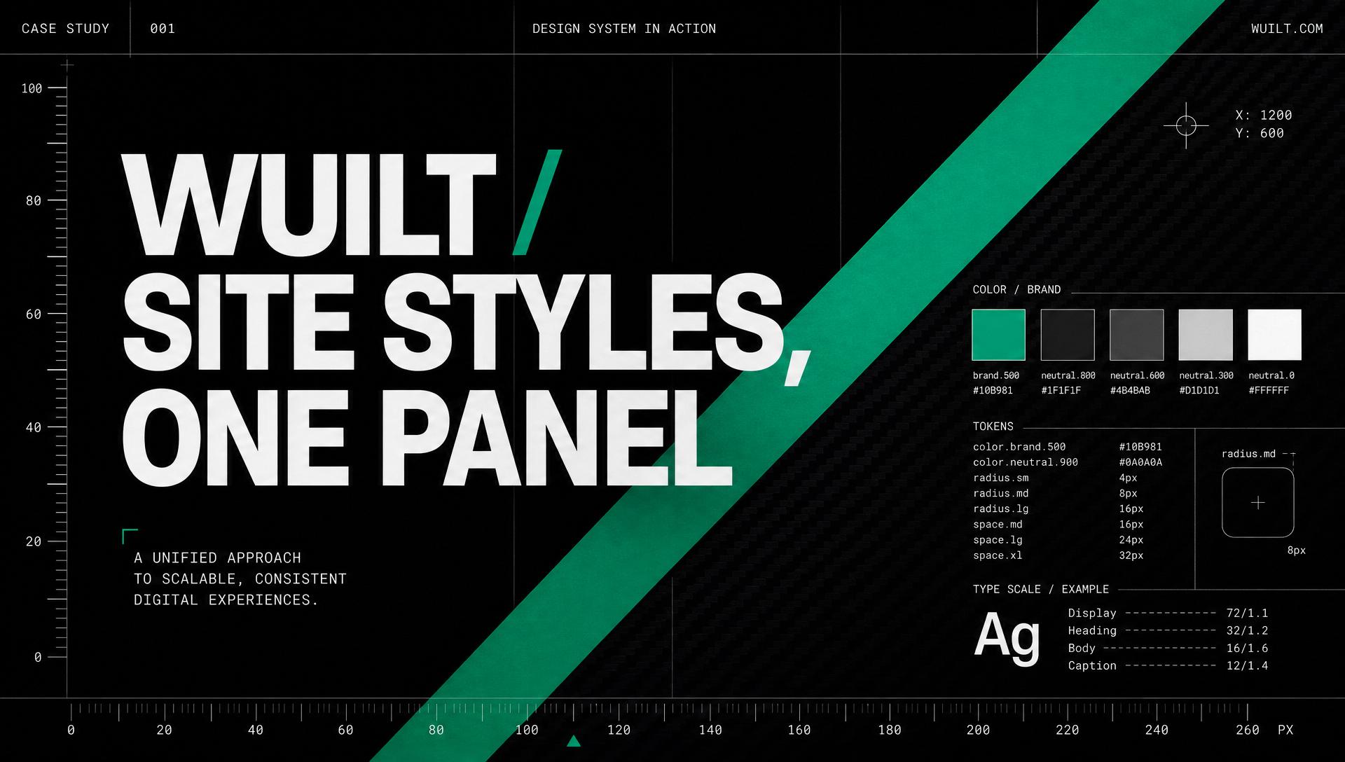 Wuilt — Site Styles, One Panel to Style a Site preview